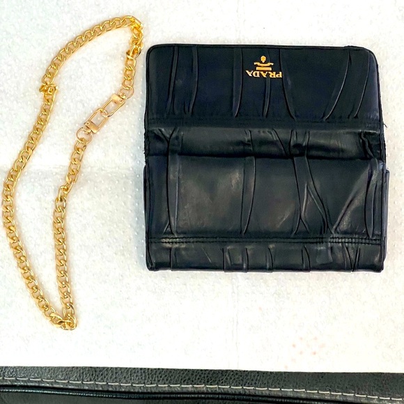 PRADA VINTAGE WALLET (make it wallet on a chain) - Picture 3 of 9